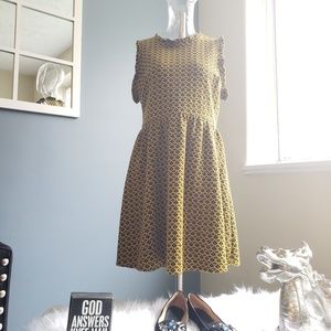 Mustard Elegant Empire dress 👗
